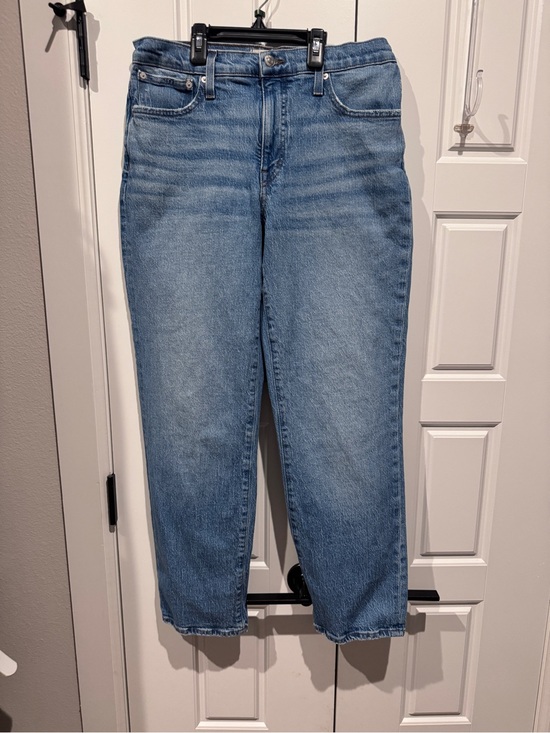 Madewell Denim - Madewell Light Blue Cropped High-Rise Jeans Size 28